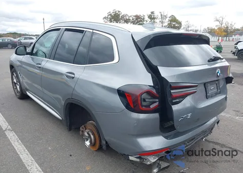 2023 BMW X3 Sdrive30I z USA, uszkodzony, nr VIN 5UX43DP00P9S22726